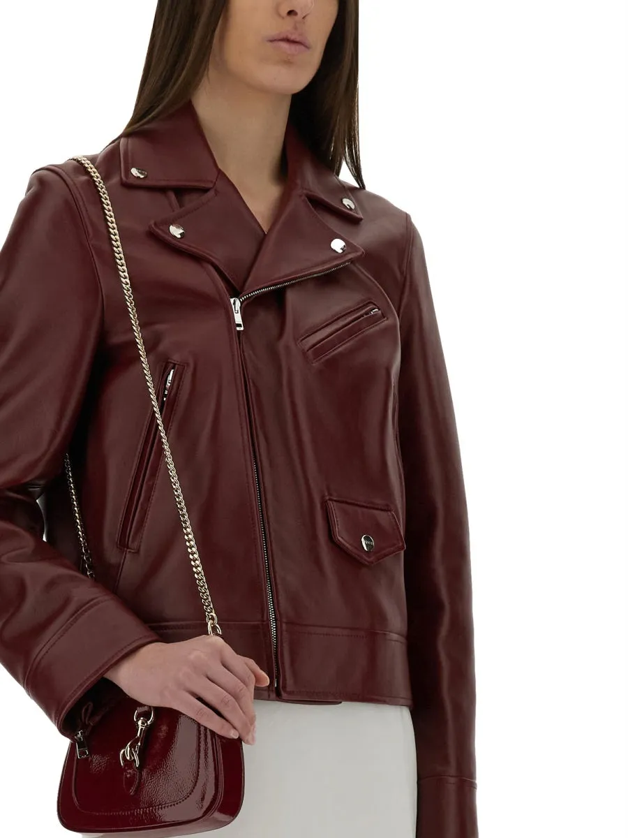 Leather Biker Jacket sold by Wanan Luxury product image thumbnail 4