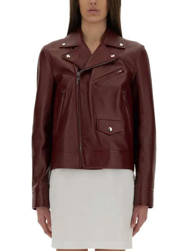 Leather Biker Jacket made by Gucci