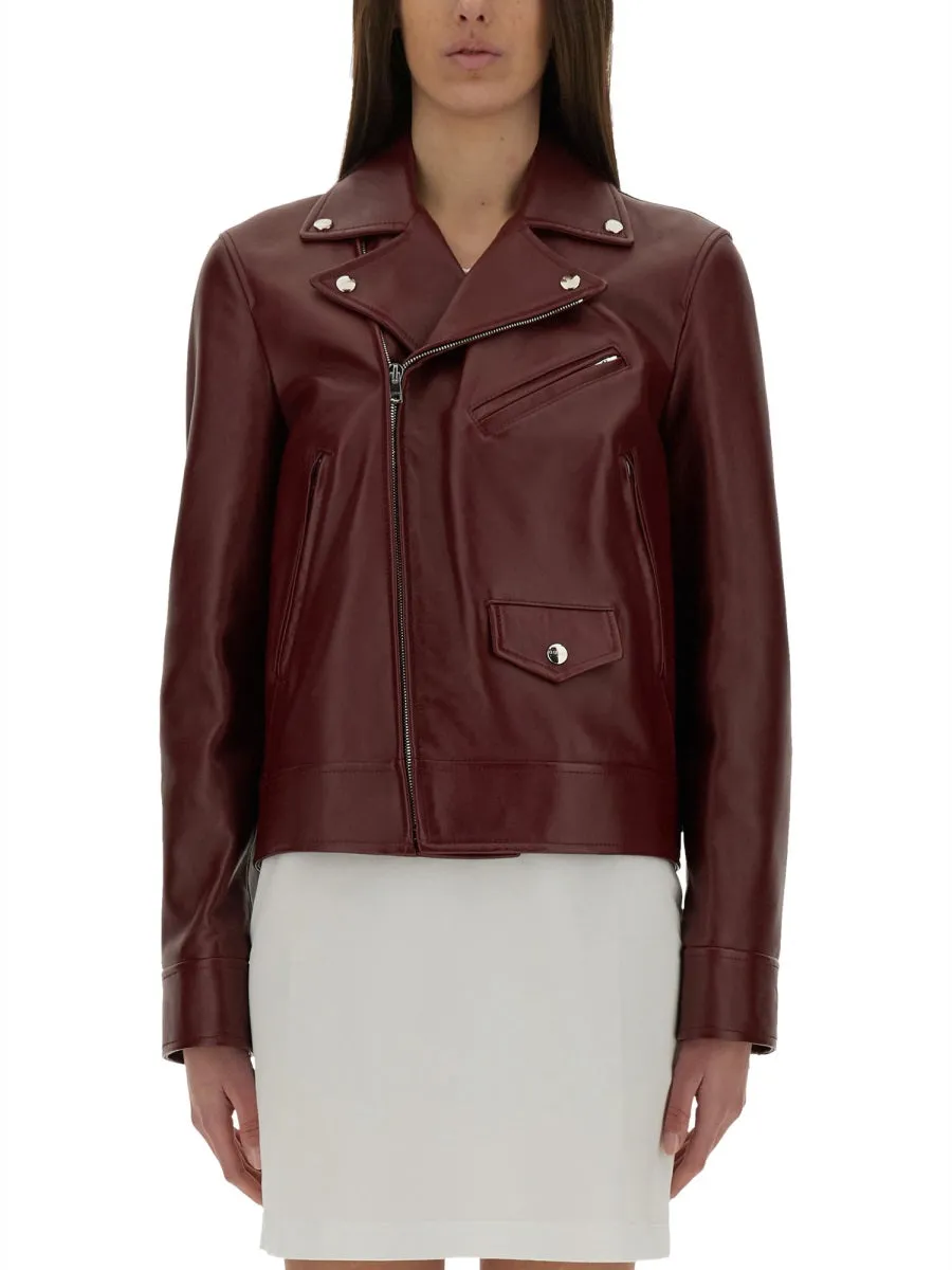 Leather Biker Jacket sold by Wanan Luxury