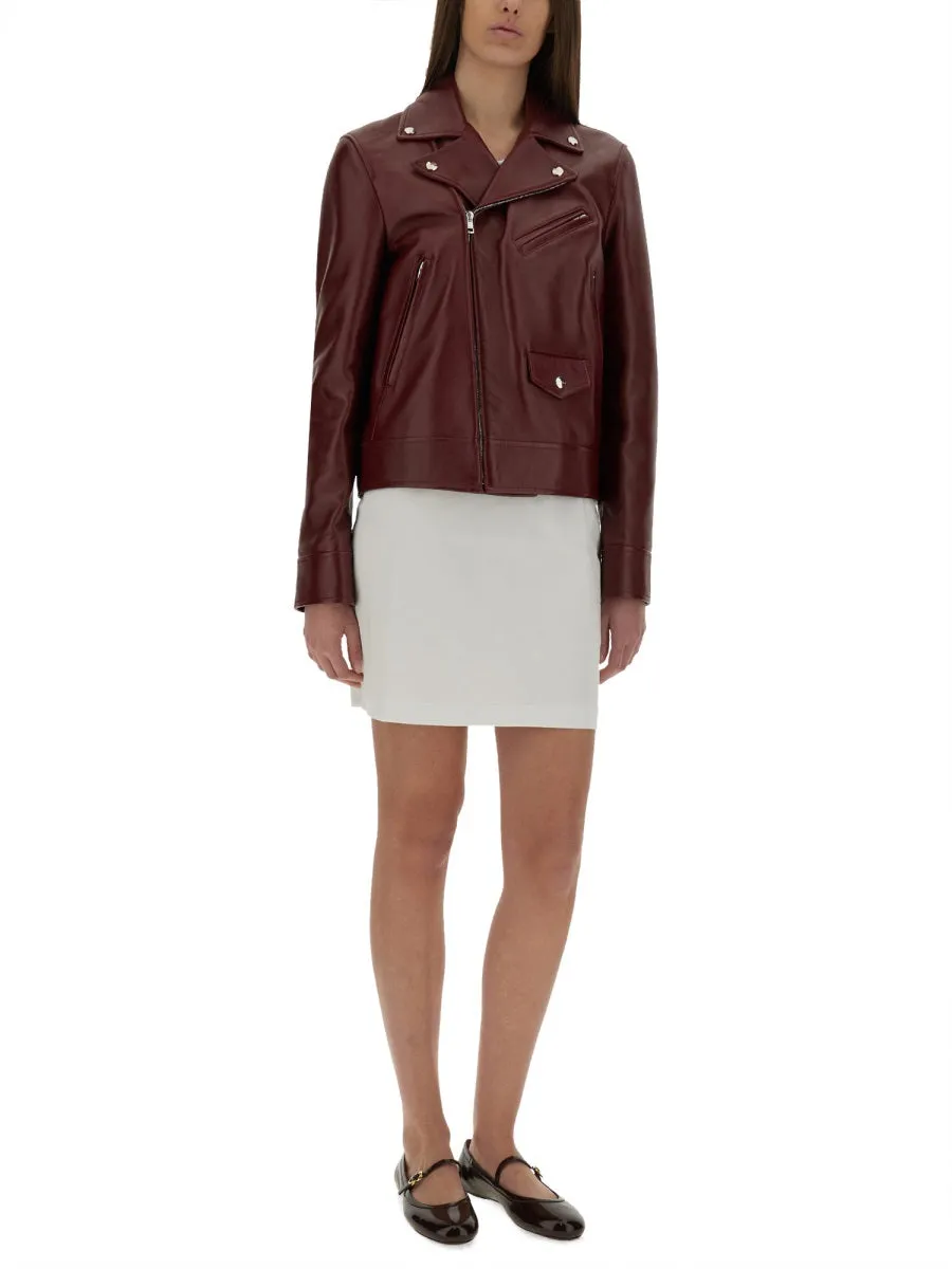 Leather Biker Jacket sold by Wanan Luxury product image thumbnail 2