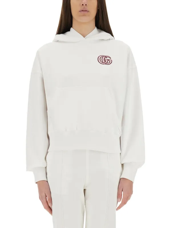 Cotton Sweatshirt With Embroidery made by Gucci