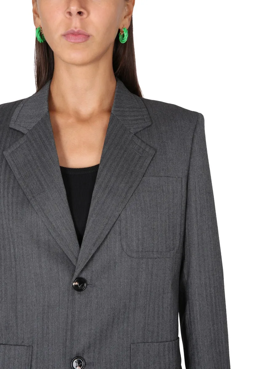 Chevron Pattern Jacket sold by Wanan Luxury product image thumbnail 4