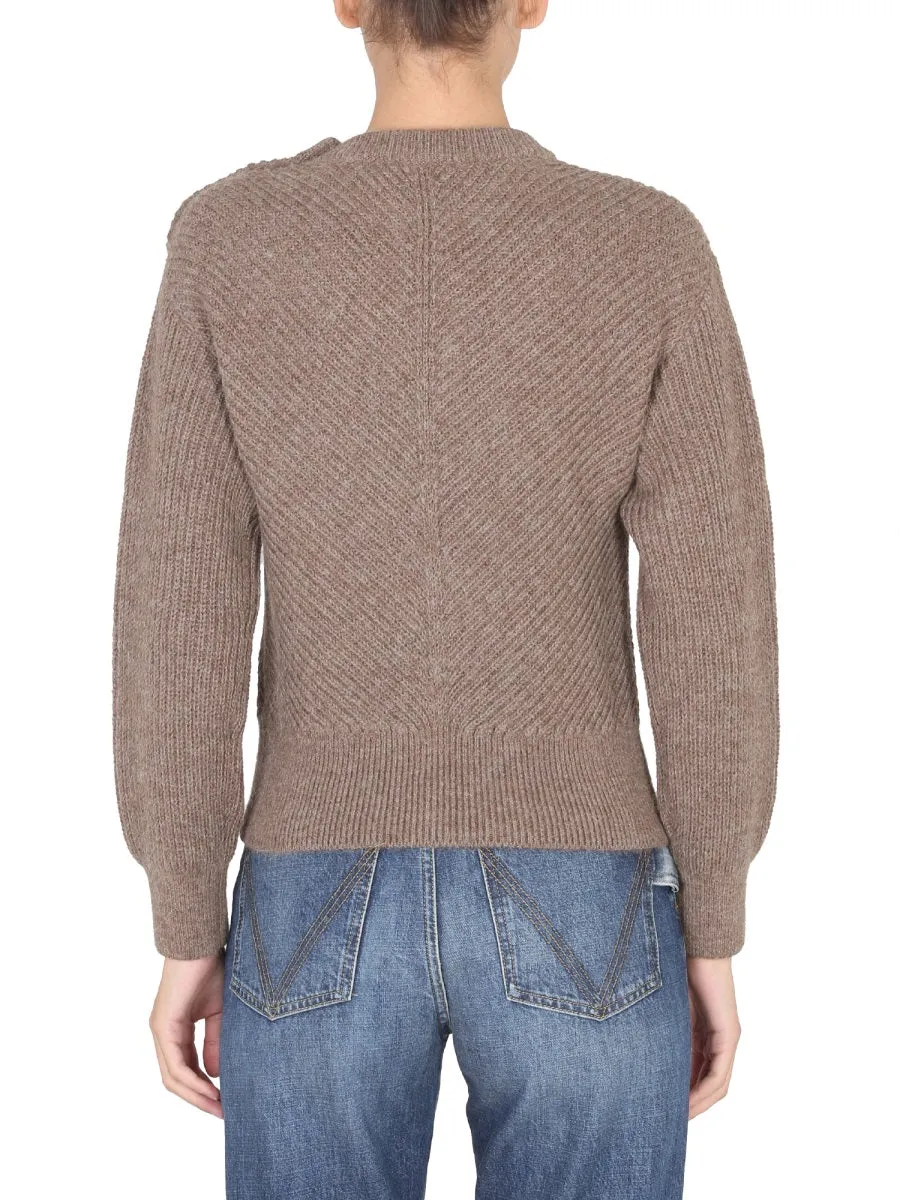 Alpaca Knit With Chevron Pattern sold by Wanan Luxury product image thumbnail 3