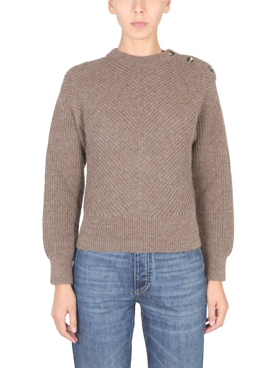 Alpaca Knit With Chevron Pattern sold by Wanan Luxury