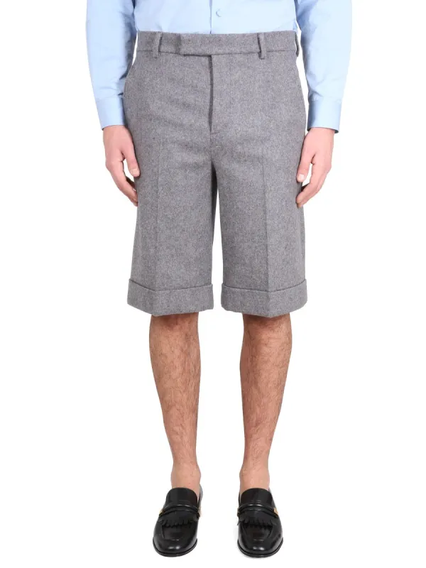 Melange Cloth Shorts made by Gucci