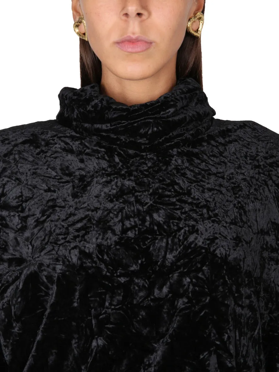 Velvet Turtleneck Top sold by Wanan Luxury product image thumbnail 4