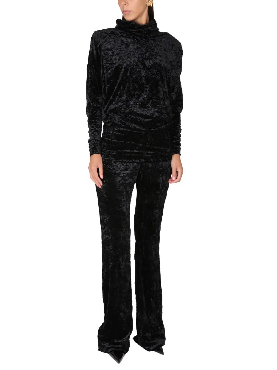Velvet Turtleneck Top sold by Wanan Luxury product image thumbnail 2
