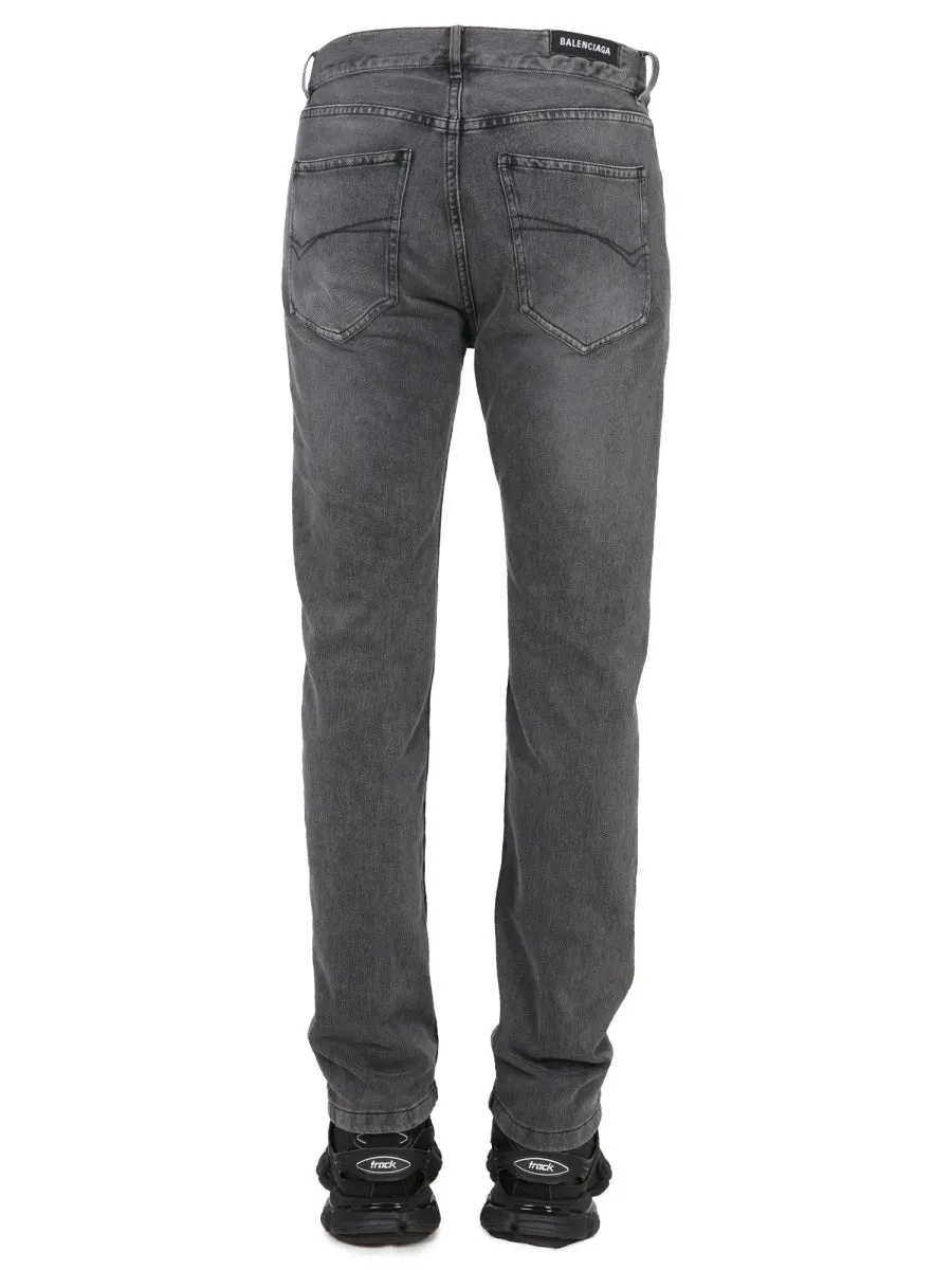 Jeans Con Patch Logo sold by Wanan Luxury product image thumbnail 4