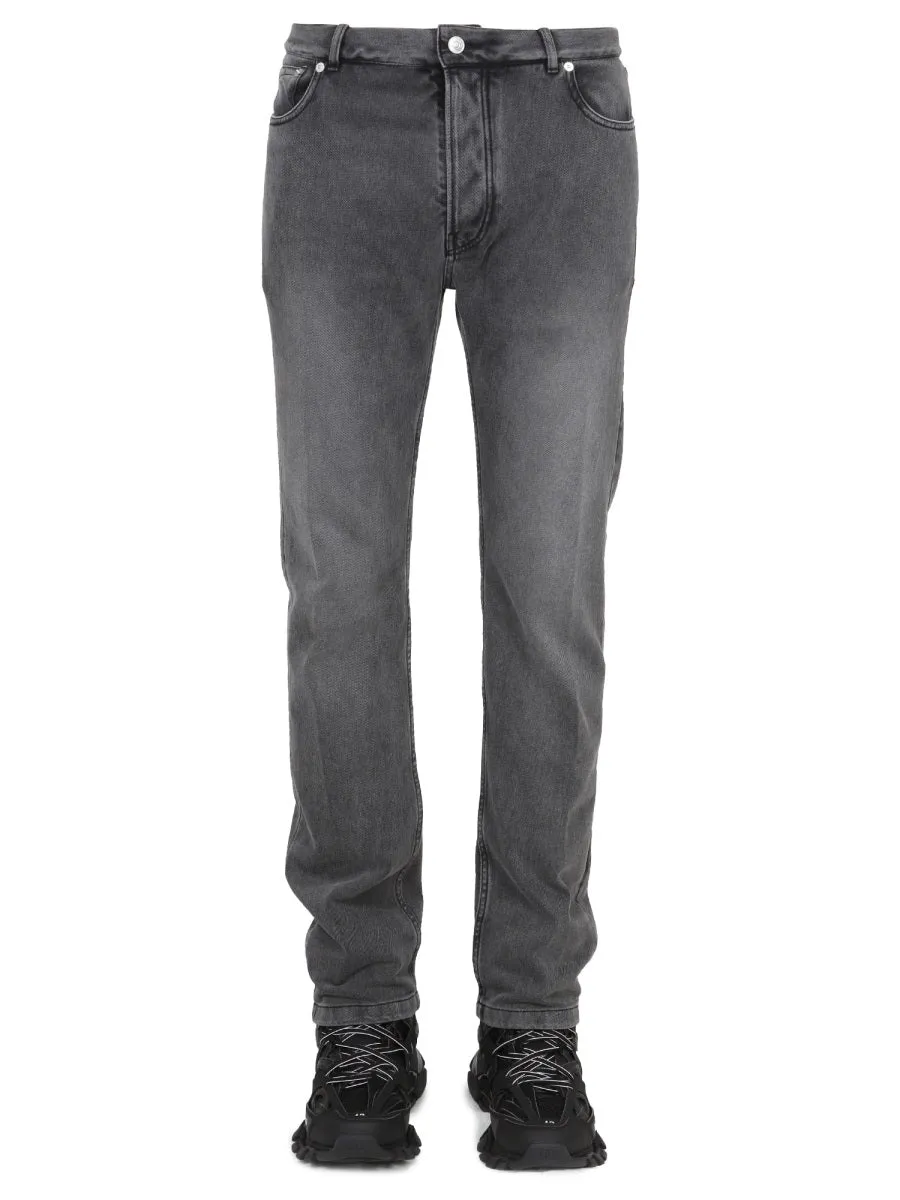 Jeans Con Patch Logo sold by Wanan Luxury