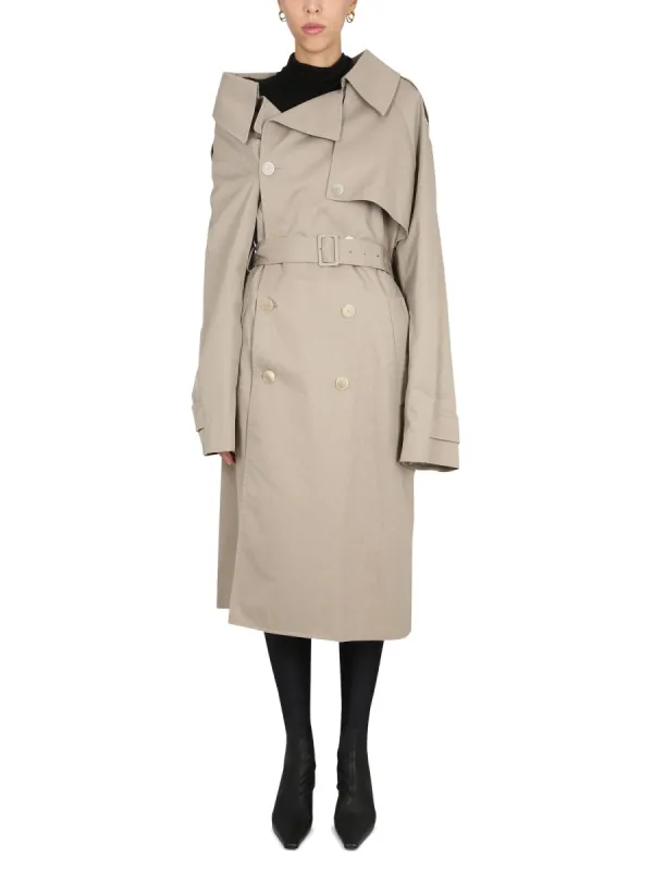 Trench "Off The Shoulder" made by Balenciaga