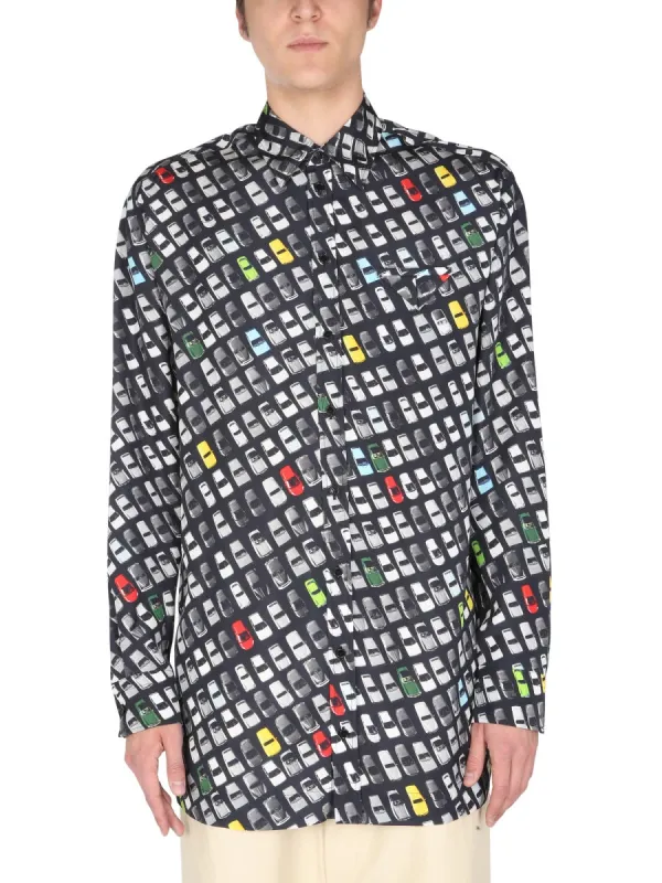 Shirt With Allover Print made by Bottega Veneta