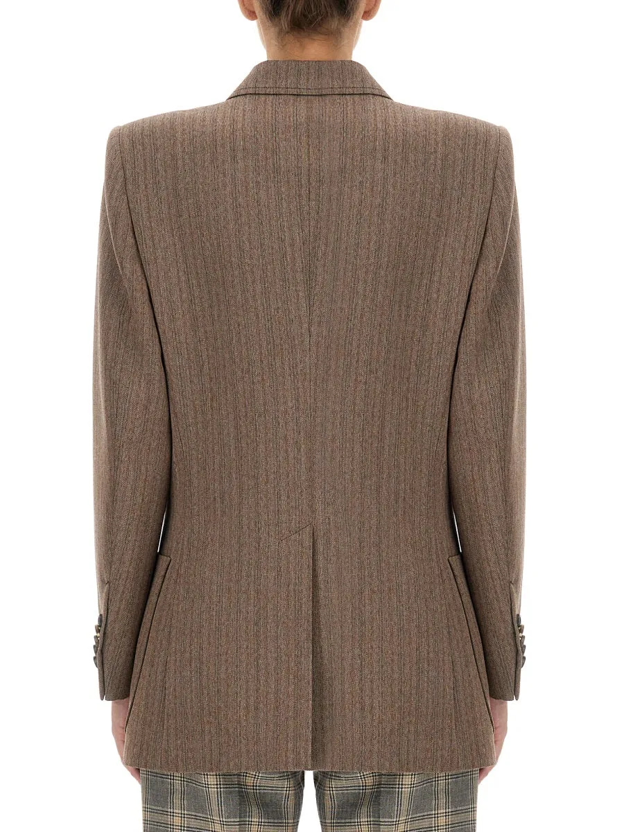 Herringbone Wool Jacket sold by Wanan Luxury product image thumbnail 3