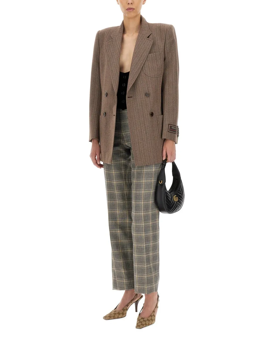 Herringbone Wool Jacket sold by Wanan Luxury product image thumbnail 2