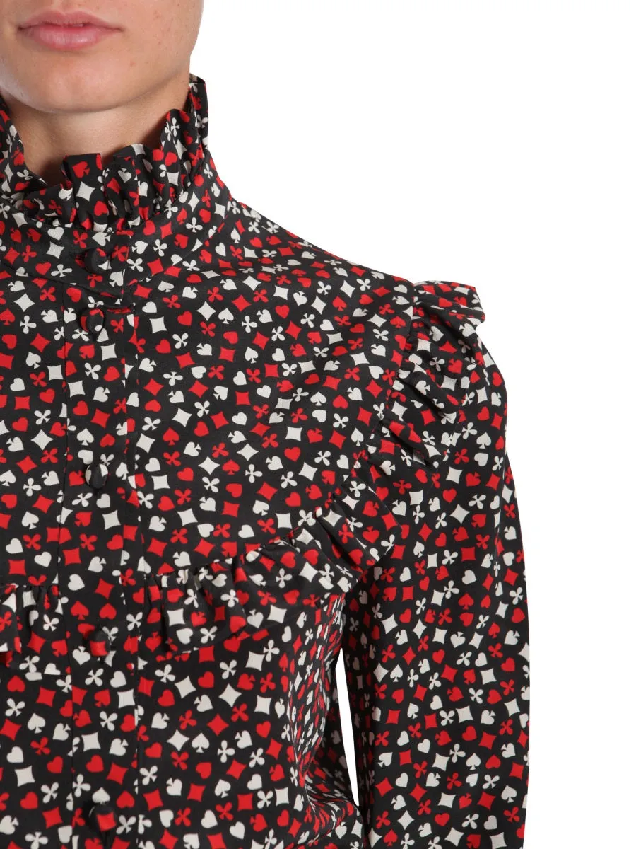 Stand Up Collar Blouse sold by Wanan Luxury product image thumbnail 3