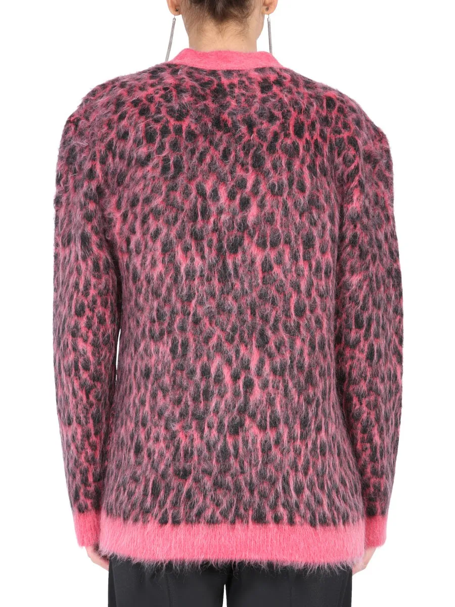 Leopard Jacquard Cardigan sold by Wanan Luxury product image thumbnail 4