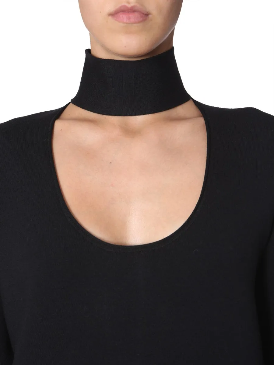 High Neck Dress sold by Wanan Luxury product image thumbnail 4