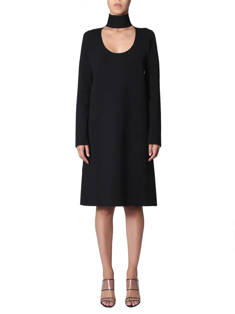 High Neck Dress sold by Wanan Luxury
