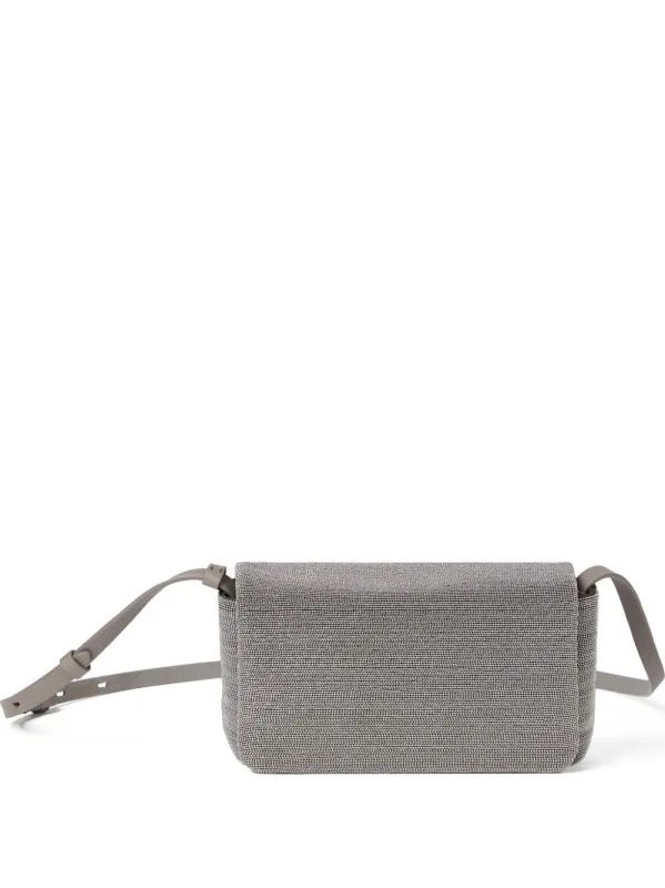 Leather Crossbody Bag made by Brunello Cucinelli