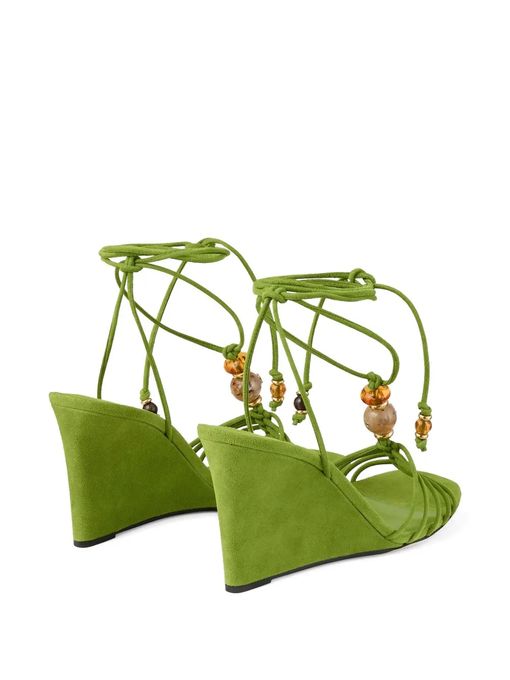 Lova Suede Leather Wedge Sandals sold by Wanan Luxury product image thumbnail 5