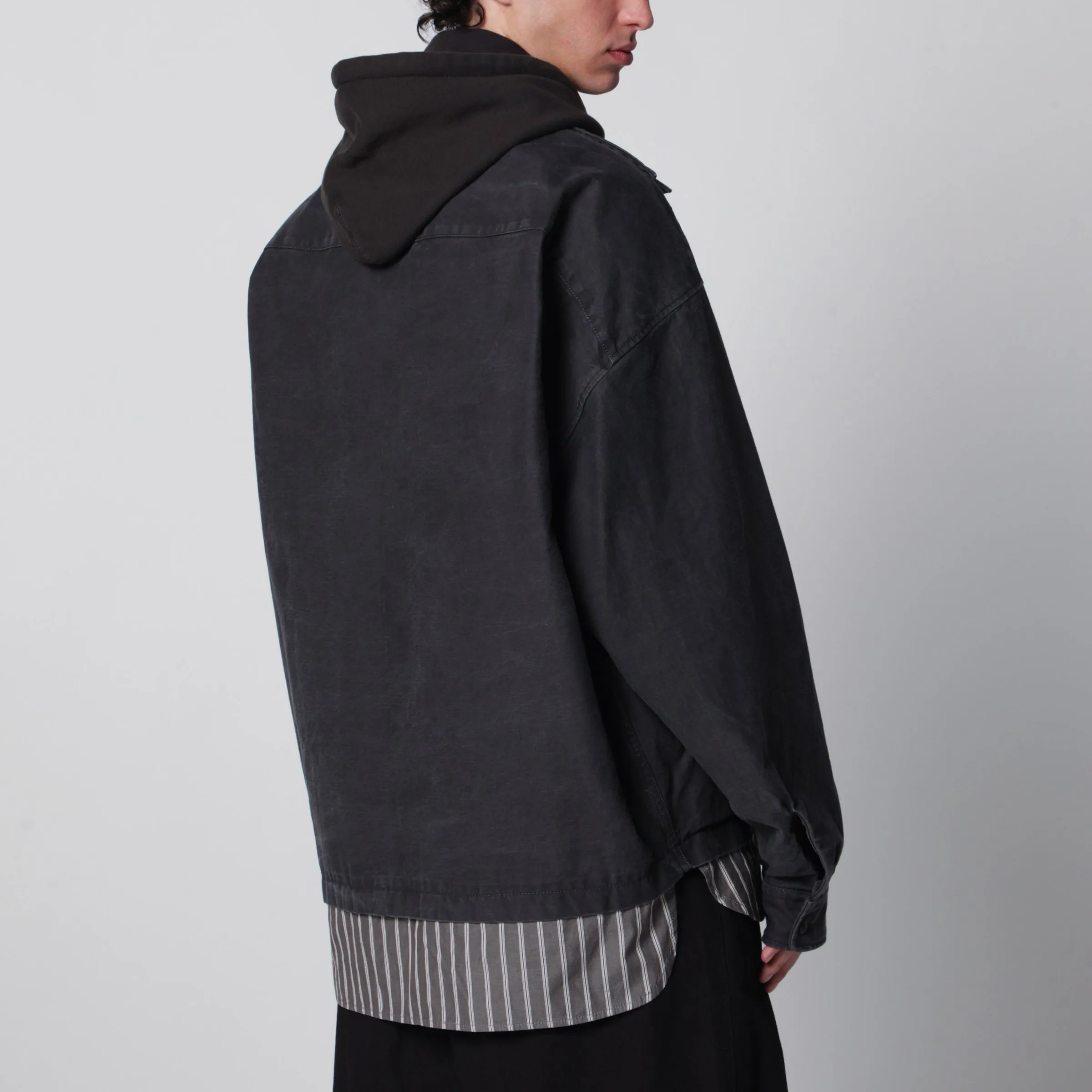 Three-Layer Cotton Shirt sold by Wanan Luxury product image thumbnail 3