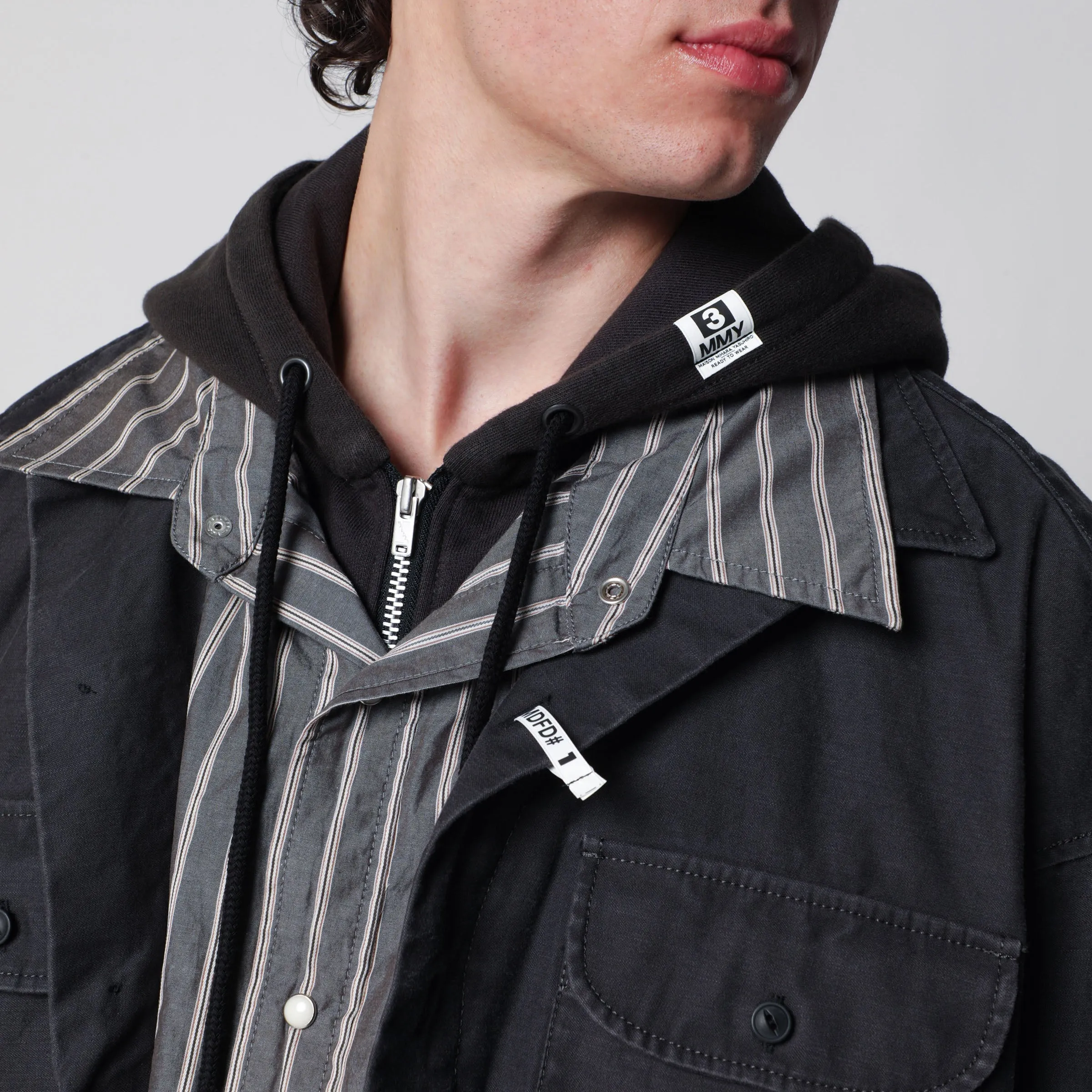 Three-Layer Cotton Shirt sold by Wanan Luxury product image thumbnail 2
