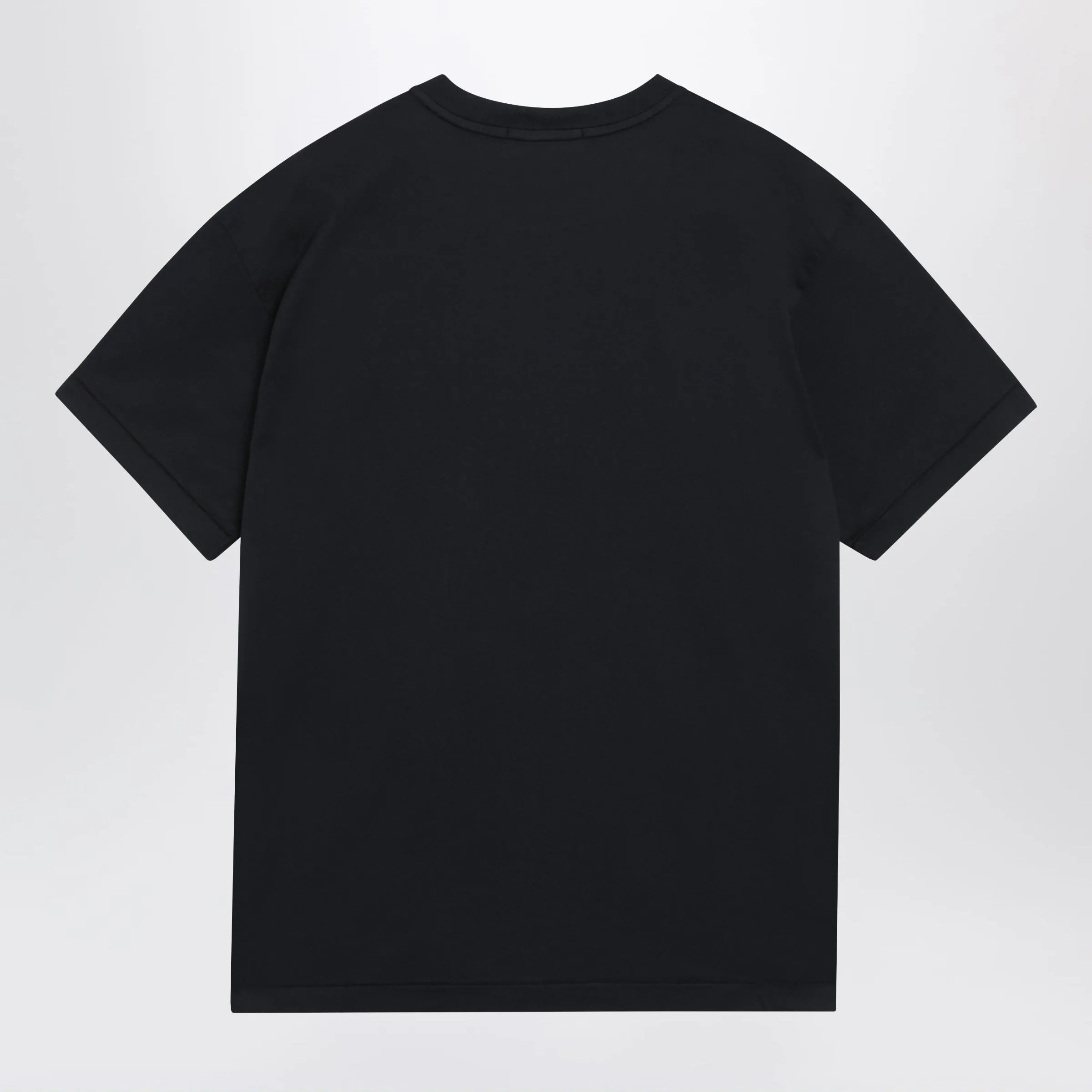 Navy Blue Cotton T-Shirt With Slim Fit sold by Wanan Luxury product image thumbnail 2