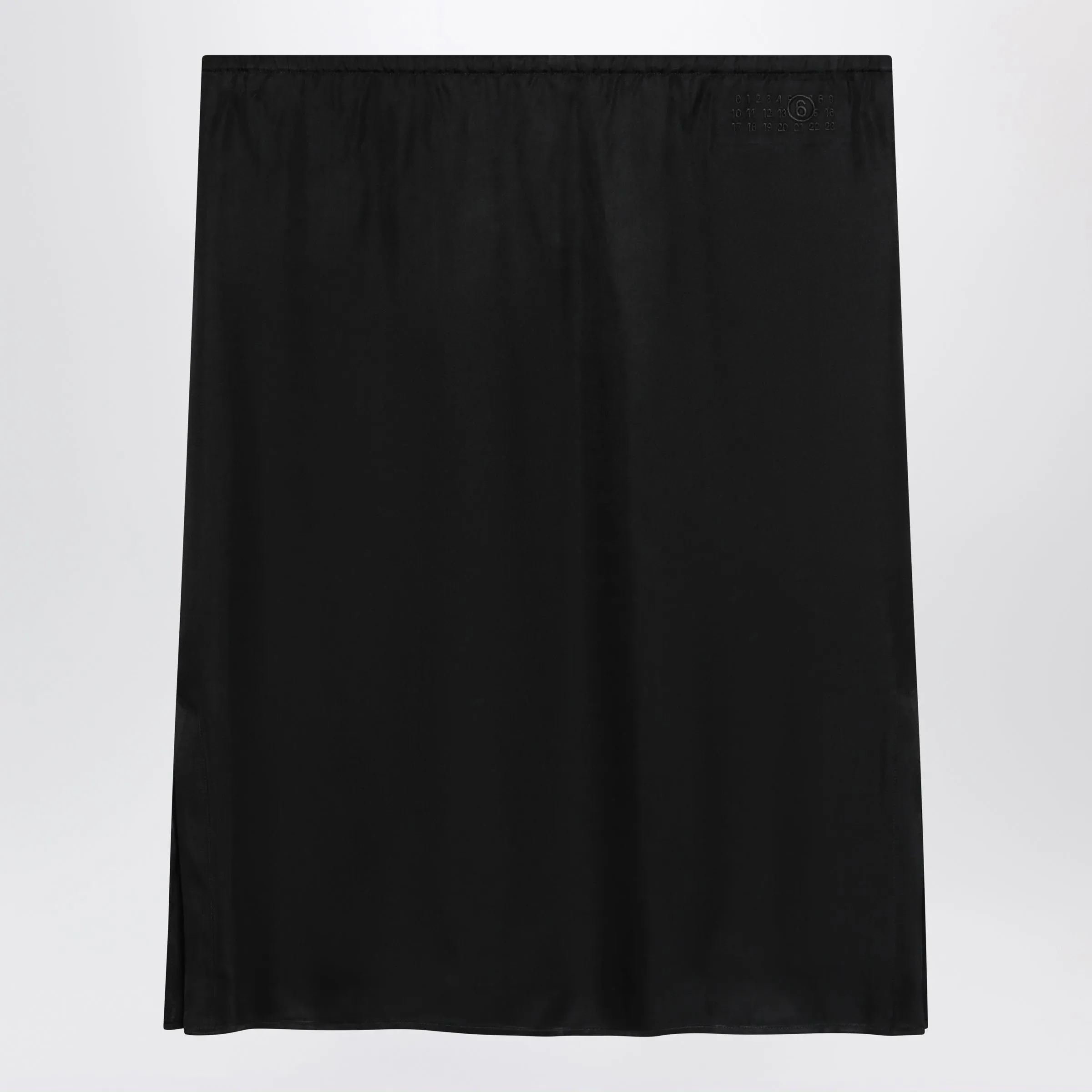 Black Skirt In Acetate Blend sold by Wanan Luxury