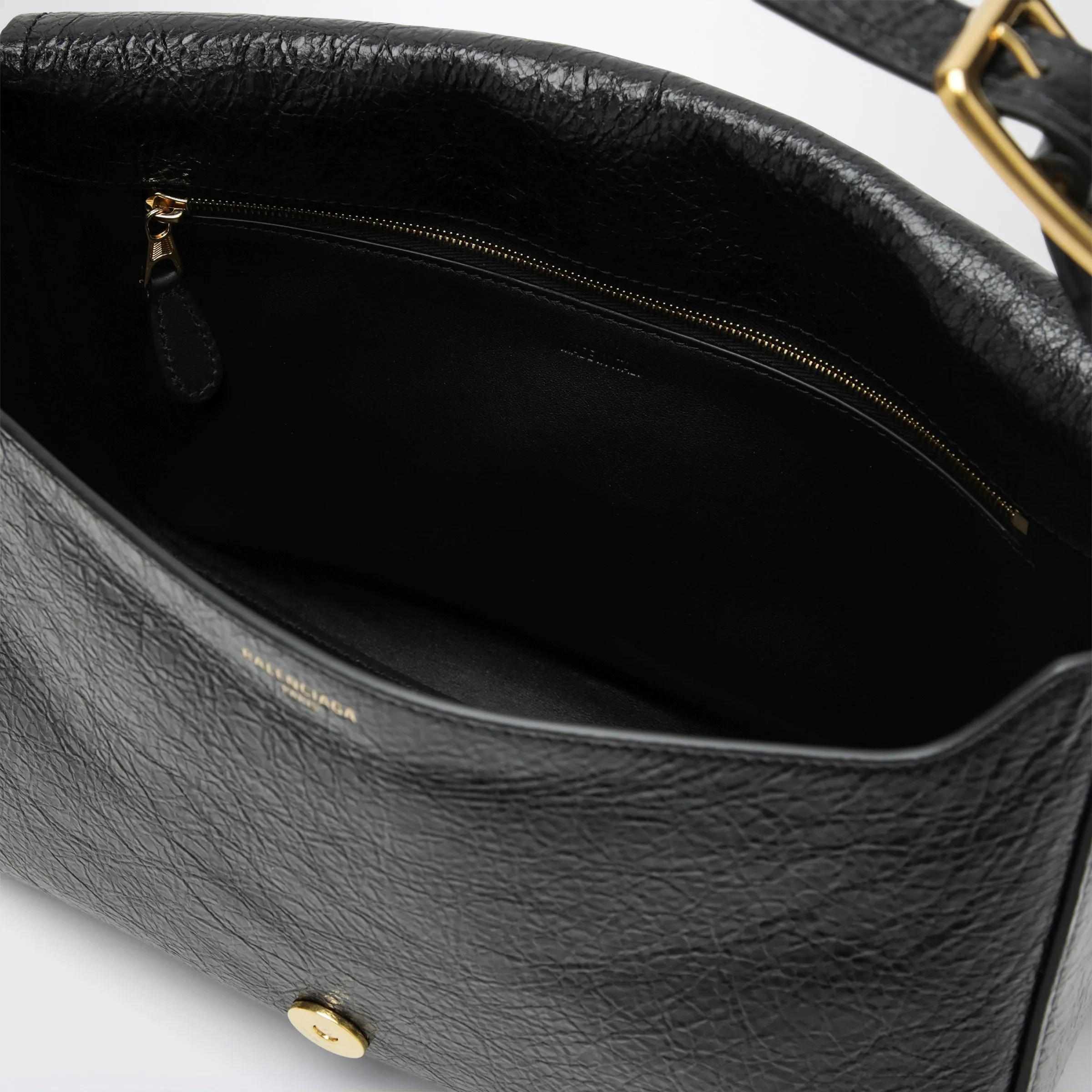 Medium Clicca Shoulder Bag In Lambskin Leather, Black sold by Wanan Luxury product image thumbnail 3