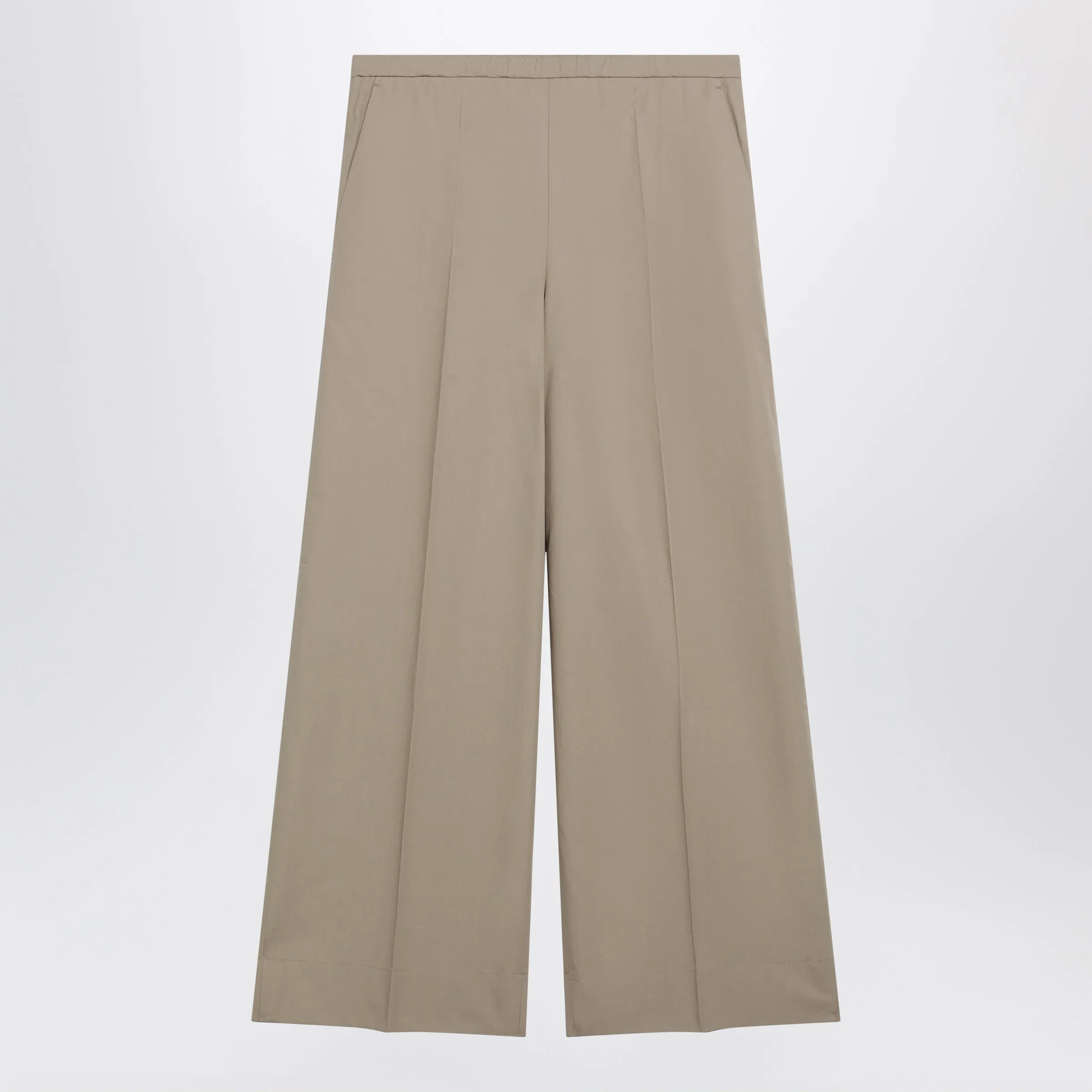 Beige Cotton Trousers sold by Wanan Luxury