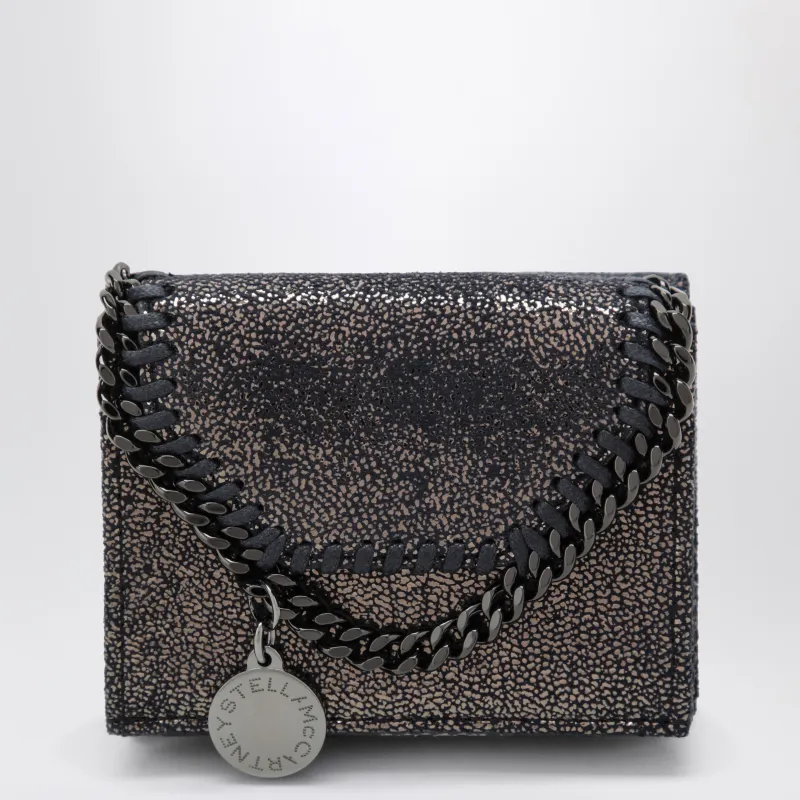 Falabella Dark Navy Blue Wallet made by Stella McCartney