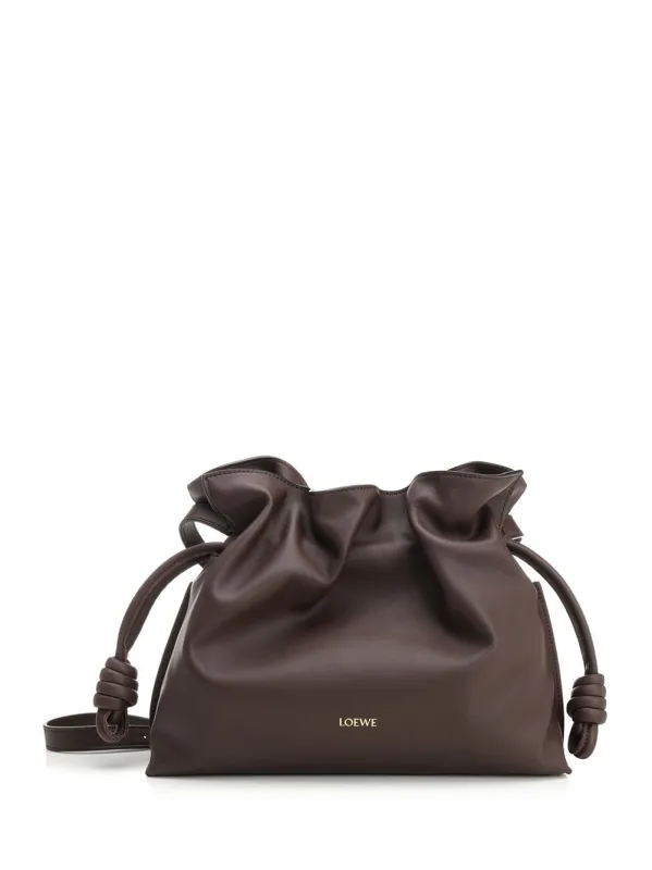 Flamenco Clutches Beige made by Loewe