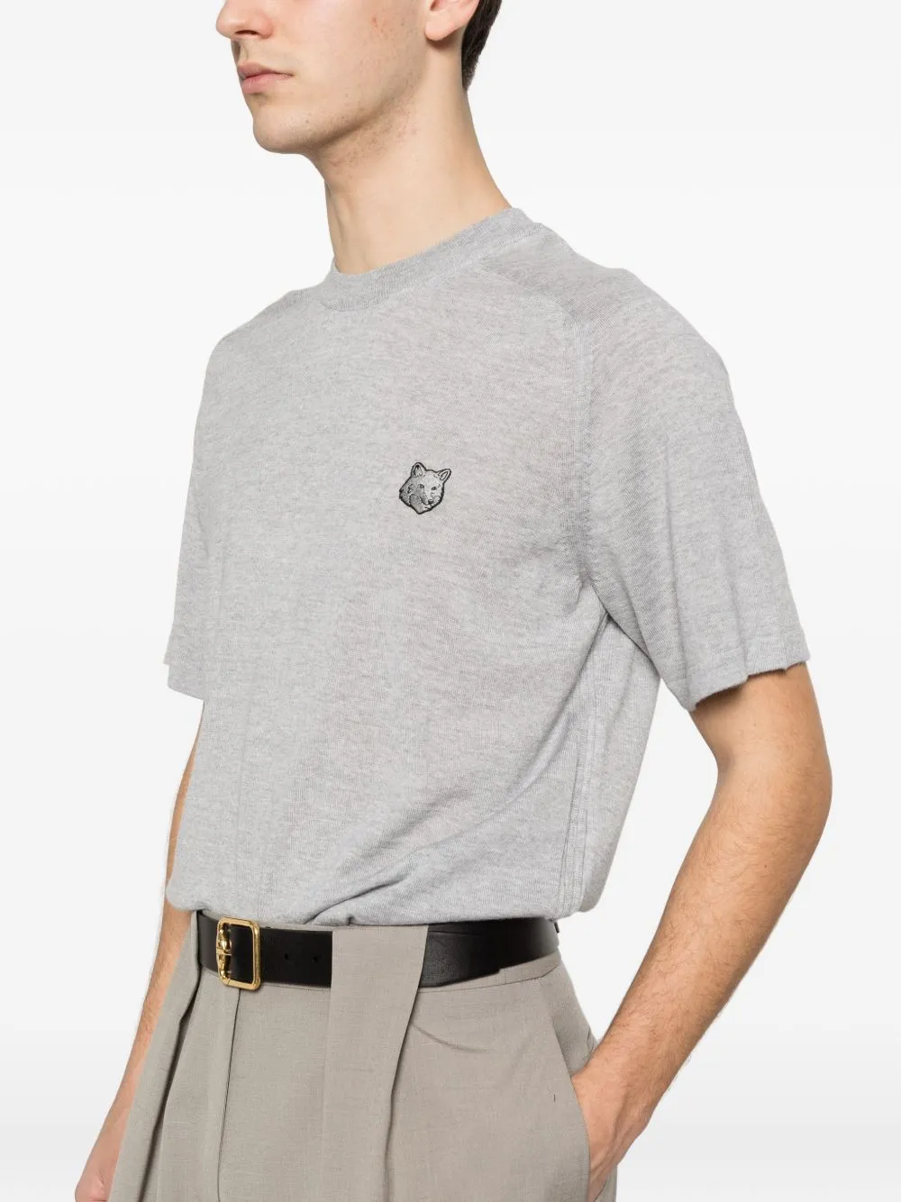 Fox Head Wool Jumper sold by Wanan Luxury product image thumbnail 3