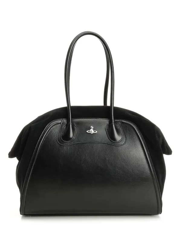 Shirley Shoulder Bags Black made by Vivienne Westwood