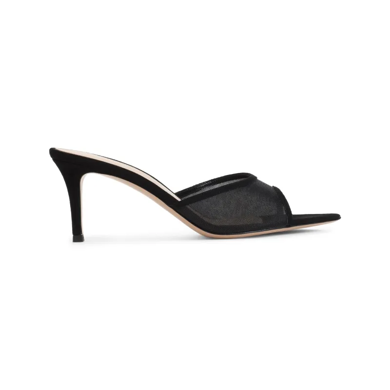 Mules Black made by Gianvito Rossi