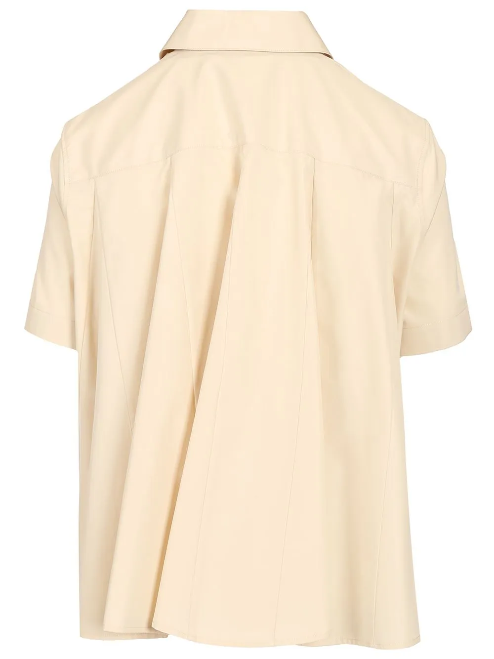 Short-Sleeved Cotton Shirt Shirts Beige sold by Wanan Luxury product image thumbnail 2