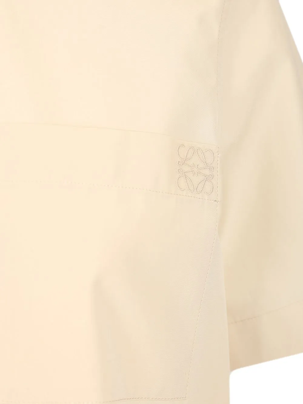 Short-Sleeved Cotton Shirt Shirts Beige sold by Wanan Luxury product image thumbnail 4