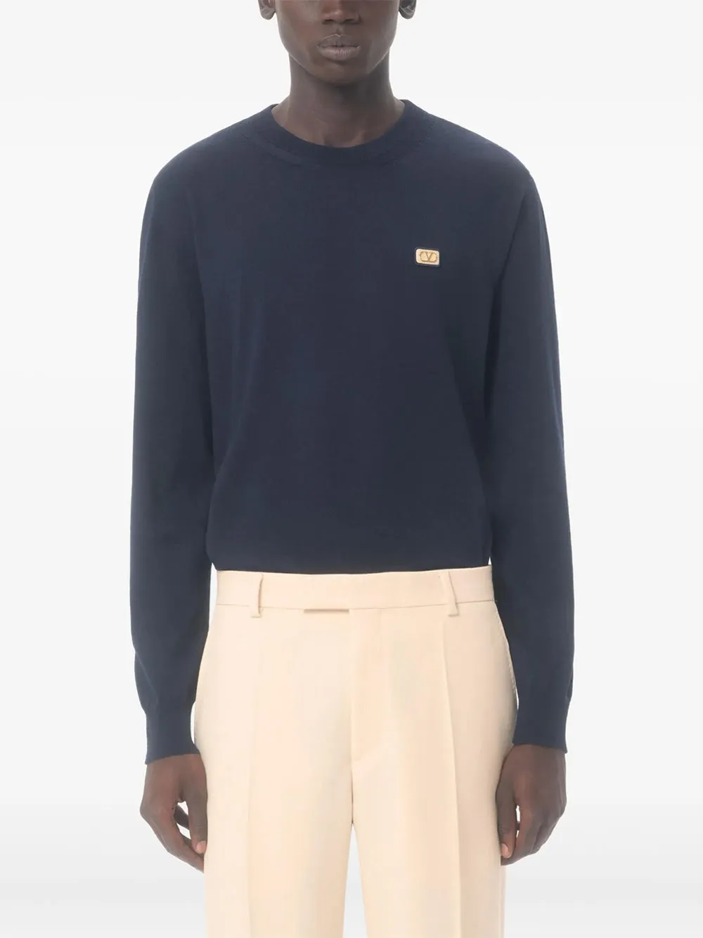 Valentino Wool Jumper With Vlogo Patch sold by Wanan Luxury product image thumbnail 4