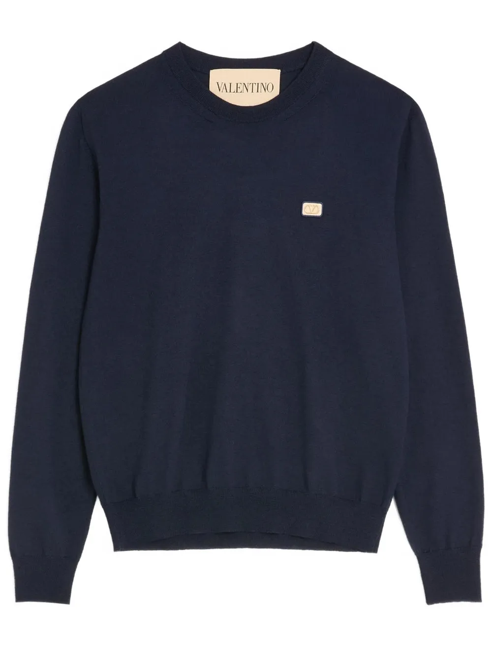 Valentino Wool Jumper With Vlogo Patch sold by Wanan Luxury