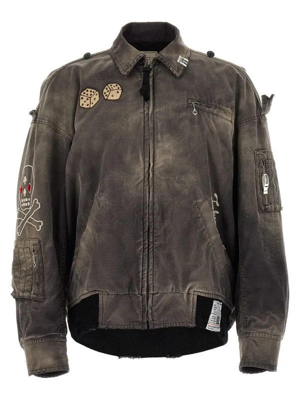 Military Jacket Puffer Jackets Black made by Maison MIHARA YASUHIRO