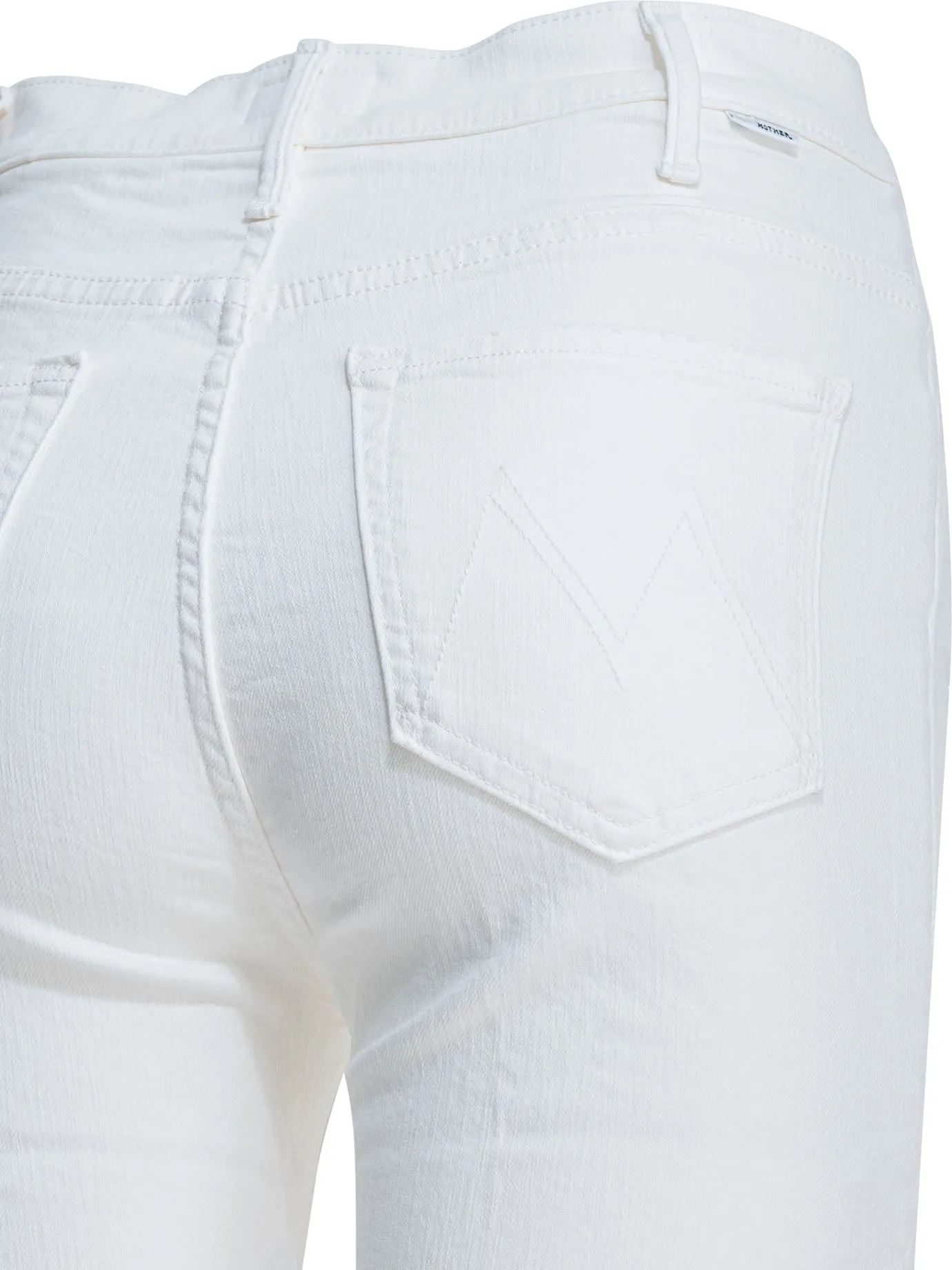 Hustler Ankle Fray Jeans White sold by Wanan Luxury product image thumbnail 4