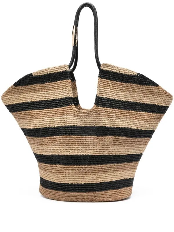 Goldentime Large Rafia Tote made by Zimmermann