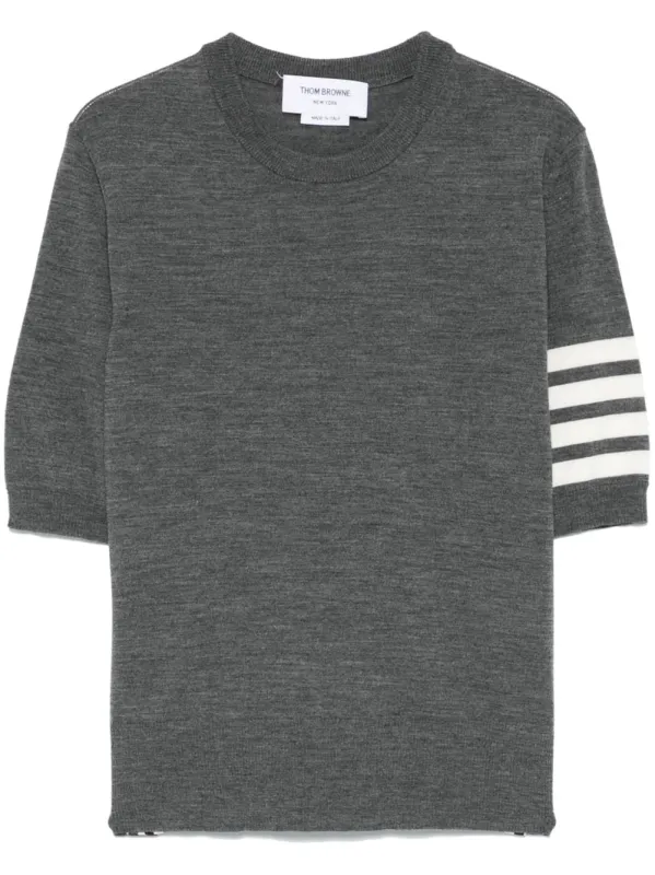 Wool Crewneck Sweater made by Thom Browne