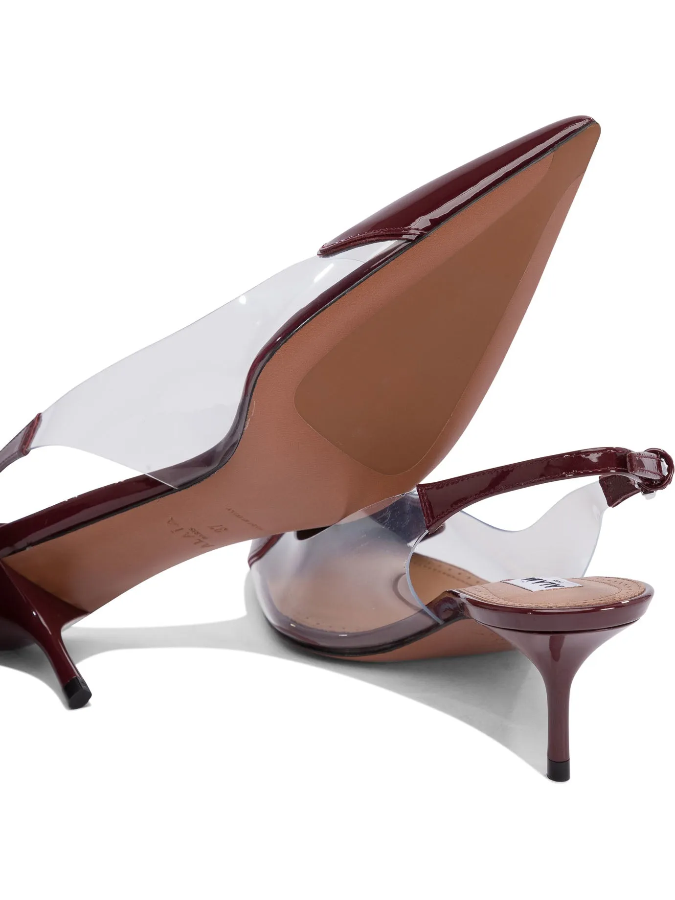 CœUr 55 Mm Heeled Shoes Bordeaux sold by Wanan Luxury product image thumbnail 5