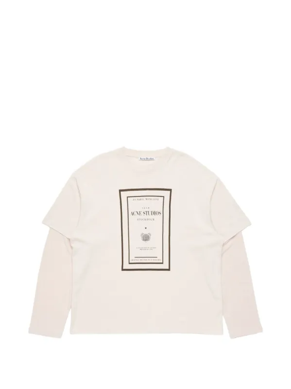 Printed Cotton T-Shirt made by Acne Studios