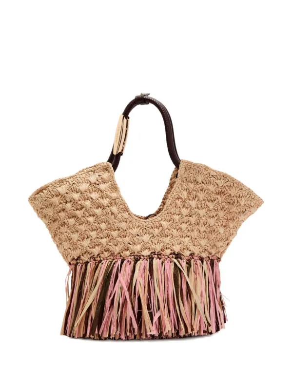 Goldentime Rafia Tote made by Zimmermann