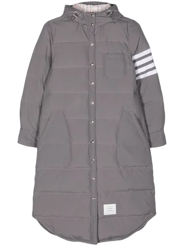 4bar Long Down Jacket made by Thom Browne