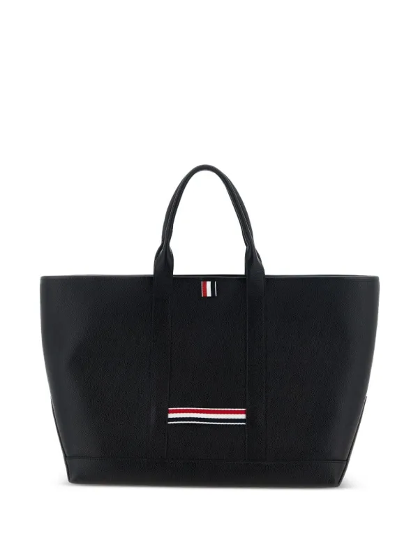 Medium Leather Tote Bag made by Thom Browne