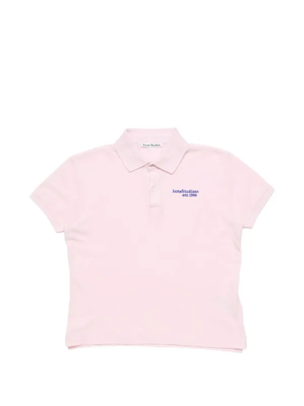 Logo Cotton Polo Shirt made by Acne Studios