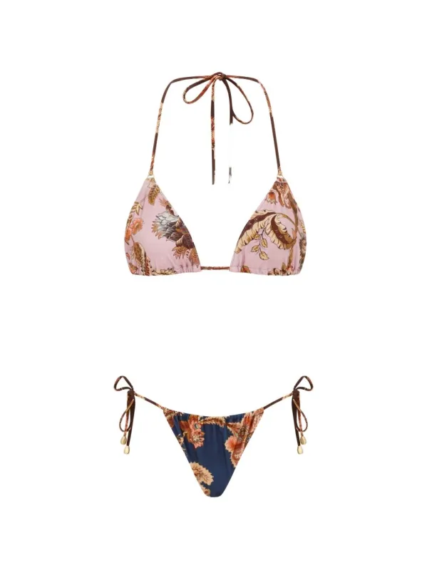 Aster Triangle Bikini Set made by Zimmermann