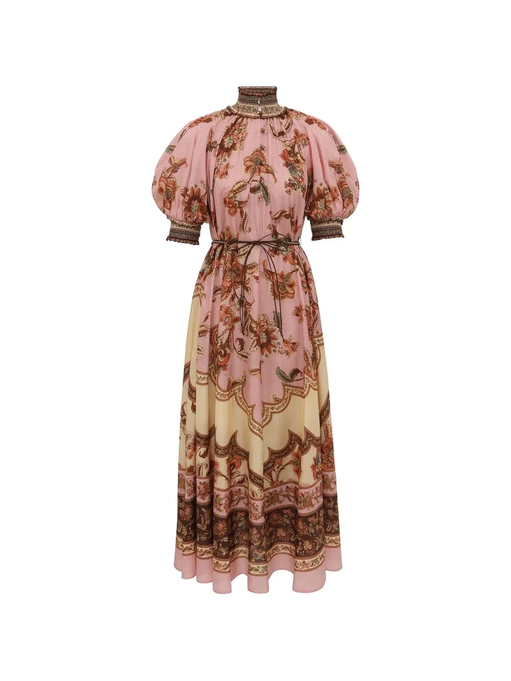 Aster Silk Long Dress sold by Wanan Luxury